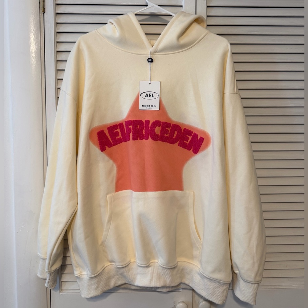 Aelfric Eden Vintage Embroidery Eden Star V303 Hoodie NWT